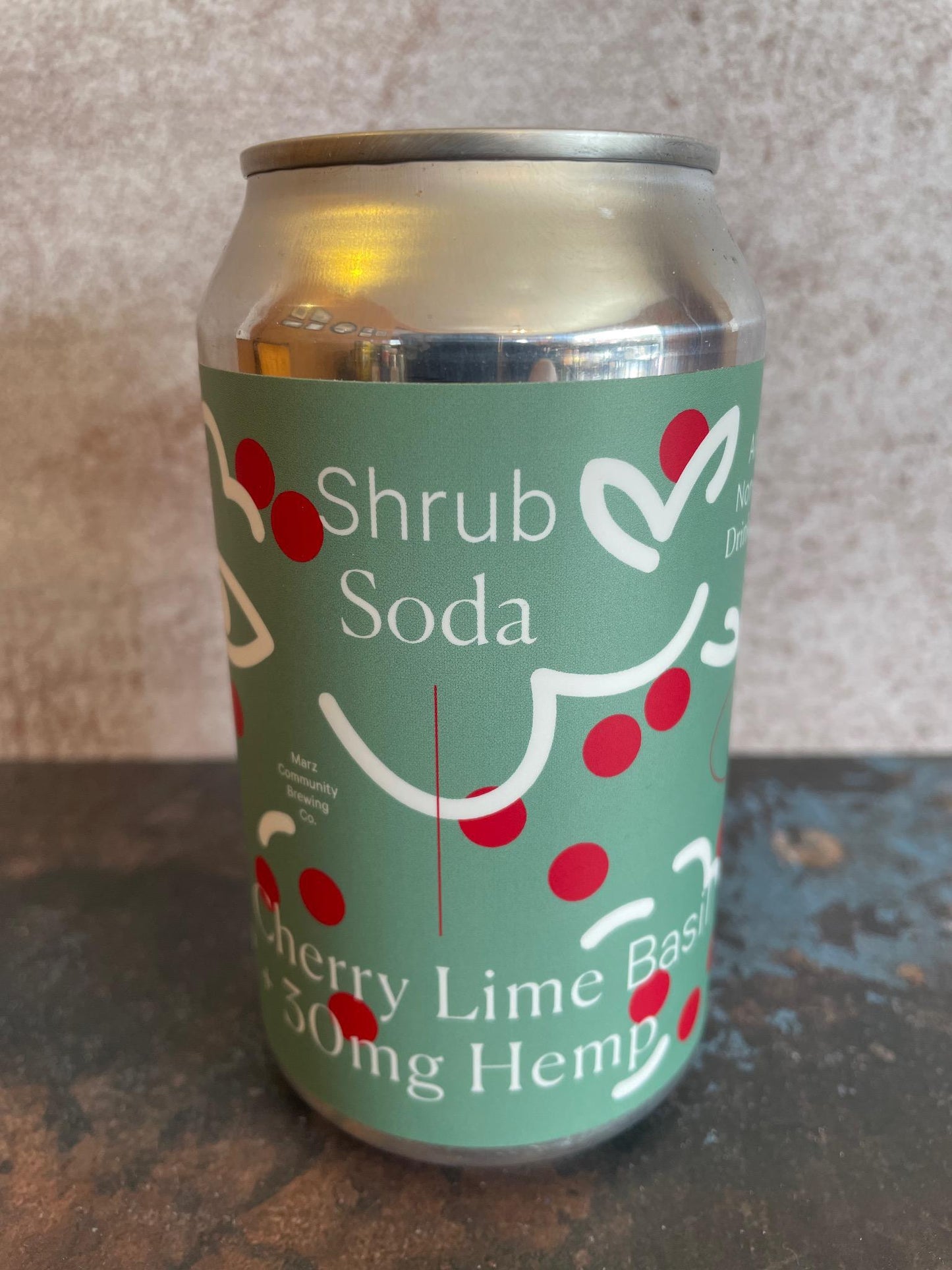 Marz Cherry Lime Basil Shrub