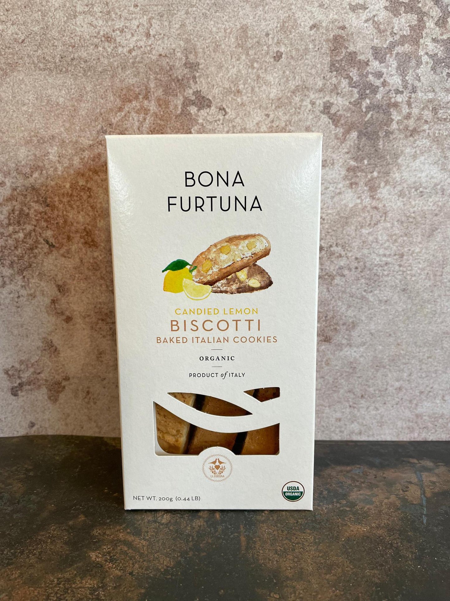 Bona Furtuna Biscotti Candied Lemon