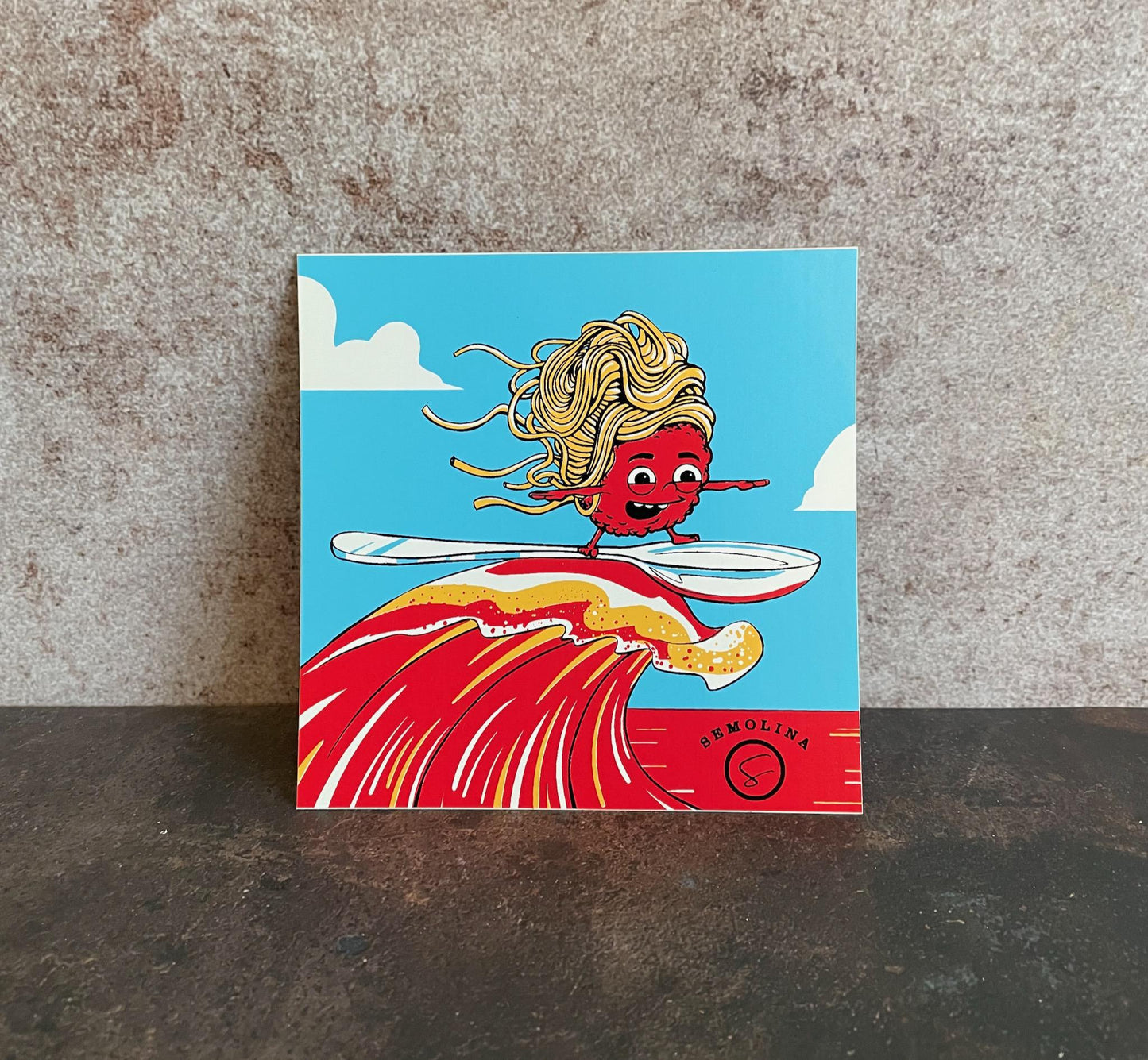 Semolina Meatball Sticker
